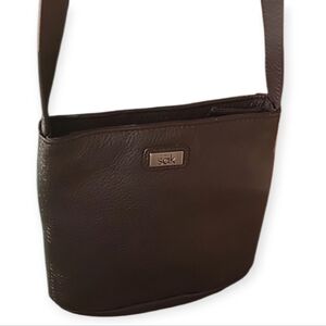 The Sak Brown Leather Crossbody Bag